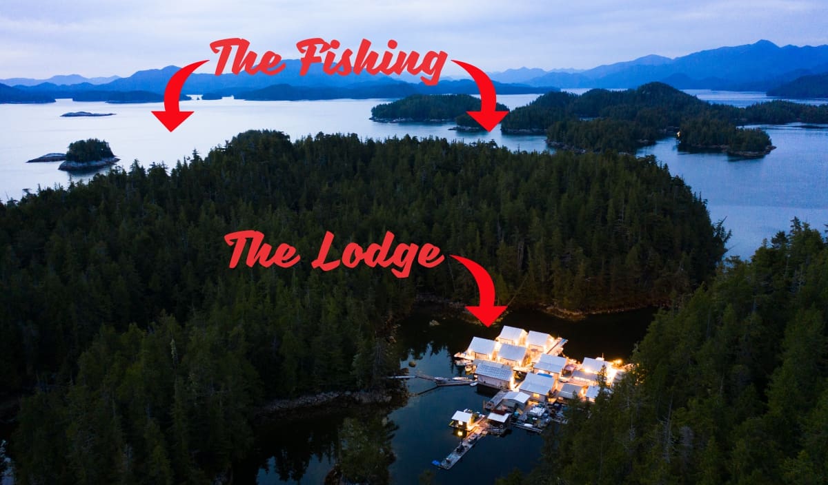 BC Salmon Fishing Lodge Rivers Inlet Sportsman's Club Book Now for