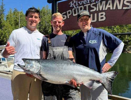 Big Catch Salmon Excitement